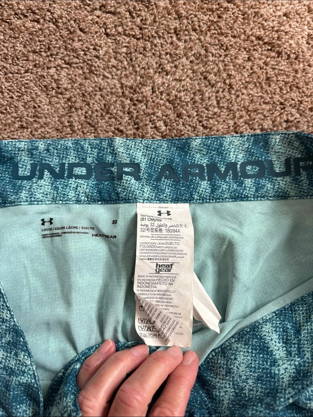 Under Armour Reblek printed boardshorts